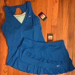 NEW WITH TAGS NIKE Ruffle Skirt and Tank Top
